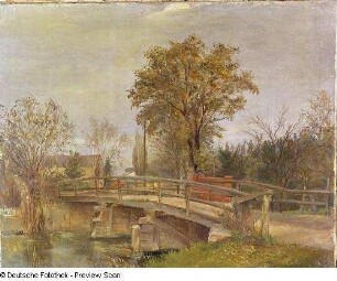 Landschaft mit Brücke