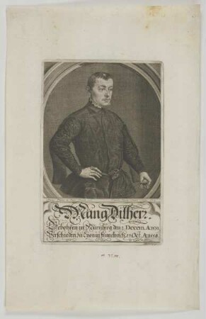 Bildnis des Mang Dilherr