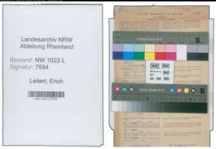 Entnazifizierung Erich Leitert , geb. 11.05.1888 (Kuerschner)