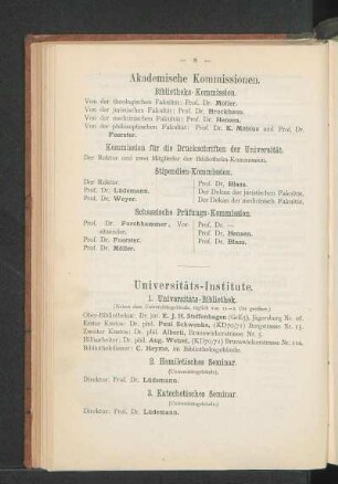 Universitäts-Institute.