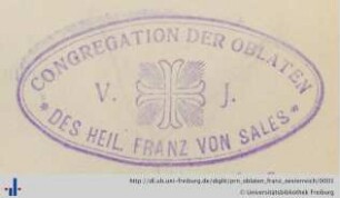 Stempel (Aus: UB Freiburg, TM 2018/1843-5).