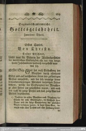 Dogmatisch polemische Gottesgelahrheit. Zweiter Theil