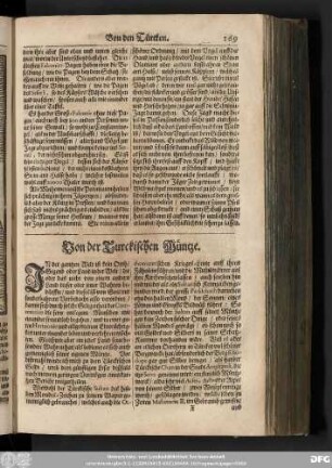 Von der Turckischen Müntze.