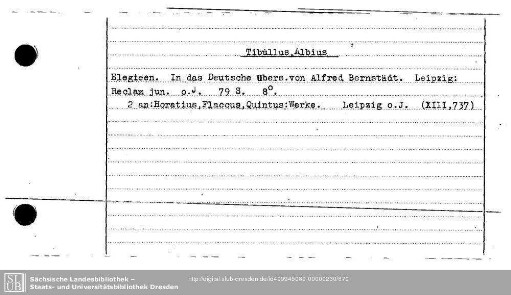 Tibullus, Albius