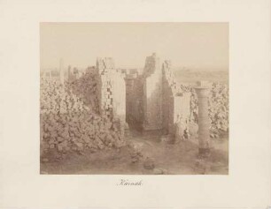 Ruinen von Karnak in Ägypten