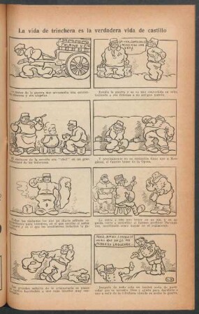 La vida de trinchera es la verdadera vida de castillo - [Cómic]