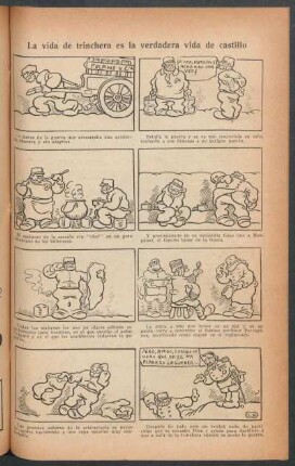 La vida de trinchera es la verdadera vida de castillo - [Cómic]