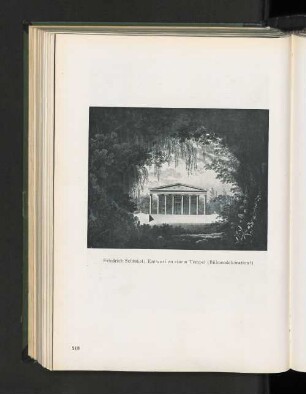 Entwurf zu einem Tempel (Bühnendekoration?).