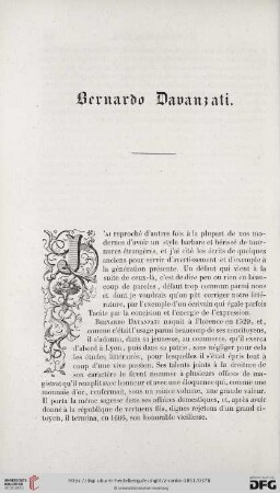 Bernardo Davanzati