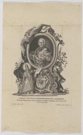 Bildnis des Carolvs Nicolavs Alexander Episcopvs Leodiensis