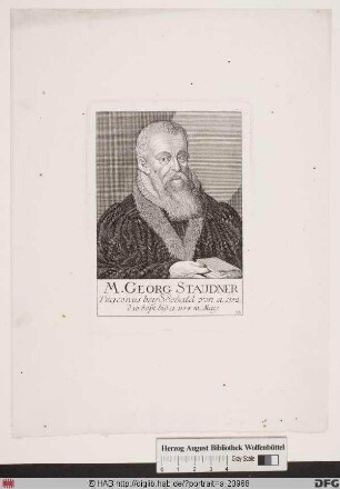 Bildnis Georg Staudner