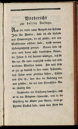 Vorbericht zur dritten Auflage. - Vorbericht zur fünften Auflage.