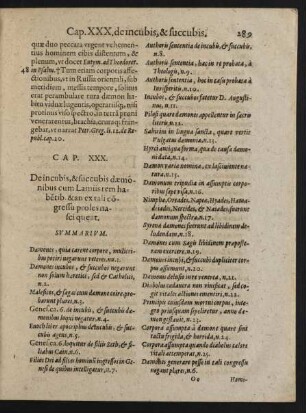 Cap. XXX. De incubis, & succubis daemonibus ...
