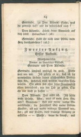 Zweeter Aufzug.