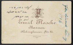 Porträt Ferdinand Schrey : Foto-/Bildersammlung Stenografische Sammlung. Porträt Ferdinand Schrey. Photographie. Carte de visite (1886; E. Flasche). Dresden: SLUB P a 0531
