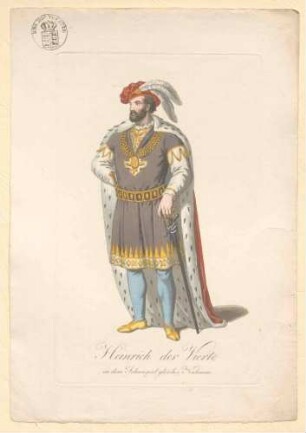 Kostümentwürfe des Berliner Theaters zu "Heinrich IV.", Schauspiel von William Shakespeare