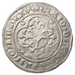 Fundmünze, Breiter Groschen, um 1341 - 1345
