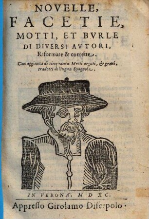 Novelle, facetie ... di diversi autori