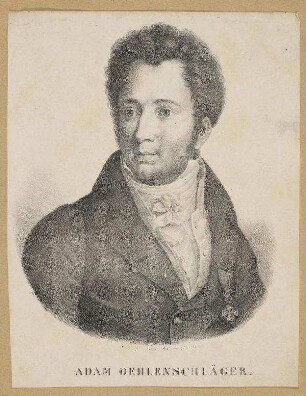 Bildnis von Adam Oehlenschläger (1779-1850)