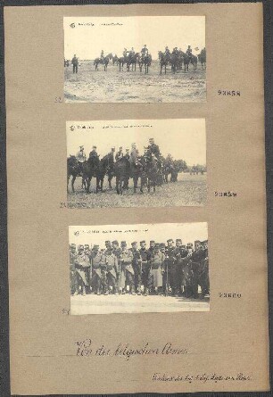 Fotopostkarten: Le Roi s'entretenant avec des officiers ètrangeres