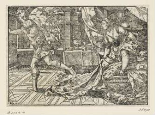 Keuscher Joseph, aus: Flavius Josephus, "Flavii Josephi des Hochberühmten Jüdischen Geschichtsschreibers Historien und Bücher (...)", Straßburg 1574