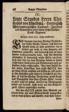 58-75, IV. Christoph von Lützelburg.