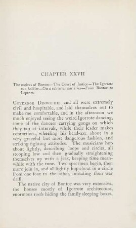 Chapter XXVII. The natives of Bontoc. - ...