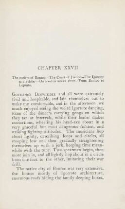 Chapter XXVII. The natives of Bontoc. - ...
