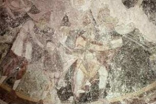 Die "kontinuierenden" Magier: Reise nach Bethlehem, Huldigung der Muttergottes und des Jesuskindes, Erscheinung des Engels
