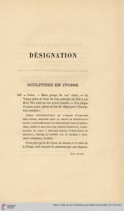 Sculpture en Ivoire (Nr. 249)