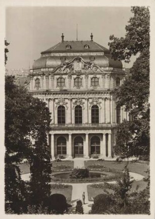 Würzburg, Gartenmittelfront der Residenz (1719/1744)