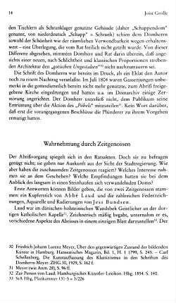 Wahrnehmung durch Zeitgenossen