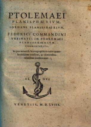 Ptolemaei planisphaerium ...