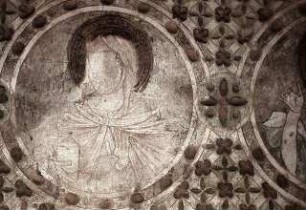 Zug der Heiligen drei Könige, weibliche Heiligenmedaillons