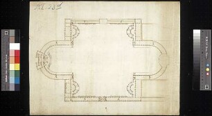 Grundriss des Zwingers