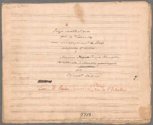 4 Pieces caractéristiques, Violoncello, Klavier, op. 16 - BSB Mus.Schott.Ha 7923-2