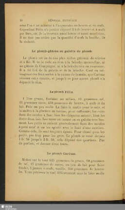 Le plomb Félix