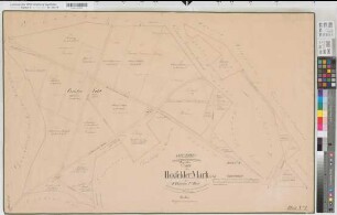 Marbeck (Borken), Teilung der Hoxfelder Mark, Bl.1 Brouillonkarte
