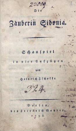 Die Zauberin Sidonia