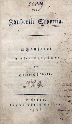 Die Zauberin Sidonia