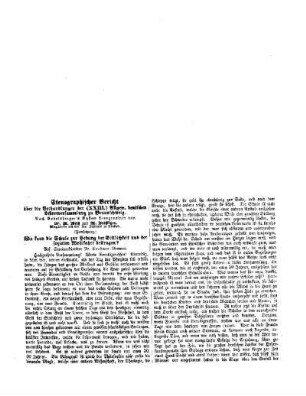 Stenographischer Bericht über die Verhandlungen der (XXIII.) Allgem. deutschen Lehrerversammlung zu Braunschweig : nach Babelberger's System stenographiert von M. Weiß und M. Fröhliger ; (Fortsetzung folgt)