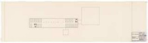 Hochschulbibliothek, Karlsruhe Neubau: Vorentwurf 4. Grundriss Magazin, 1:200