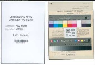 Entnazifizierung Johann Eich , geb. 27.01.1899 (Bauunternehmer)