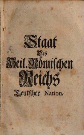 Staat des heiligen römischen Reichs