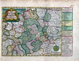 Der Westphaelische Kreis ; Verfertiget von Johann George Schreibern in Leipzig