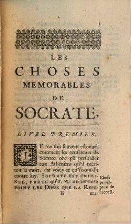 Les choses memorables de Socrate