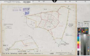 Olpe-Land (Olpe), Jahnschaftsteilung Thieringhausen, Bl. 3 Zuteilungskarte Flur 20 tlw