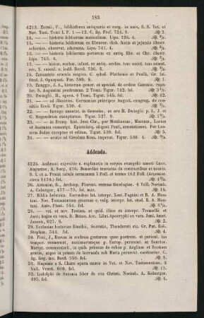183-184, Addenda