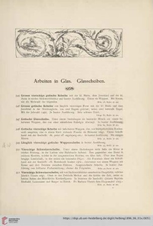 Arbeiten in Glas