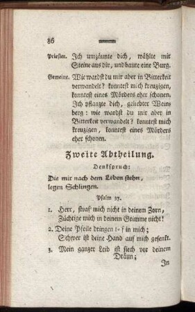 Zweite Abtheilung.